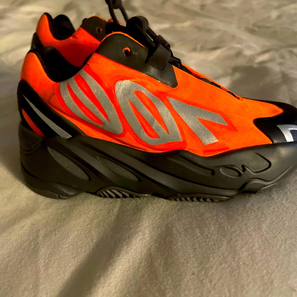 Baby Orange MNVN Yeezy shoes